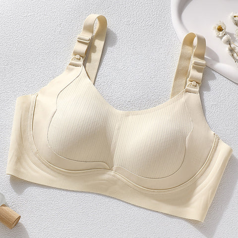 Bra Push-Up Tanpa Jahitan Company Love (Seamless Bra) | Brassiere Berpusat Tolak Dada Tiada Besi Selesa Kain Sejuk Lembut