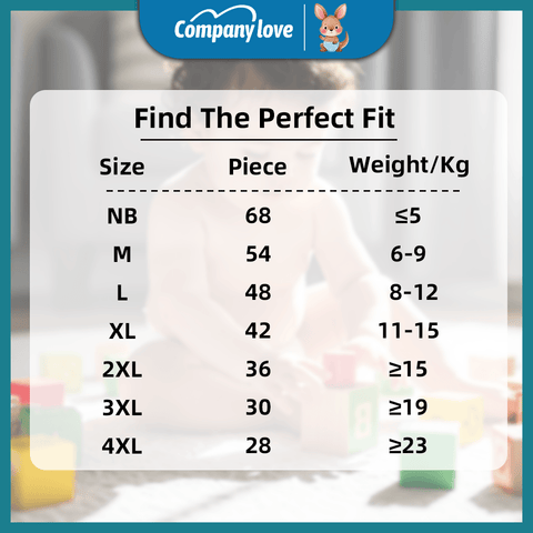 [free shipping]Company Love Premium Baby Diaper (Tape / Pants) - Ultra Absorbent Day & Night Use