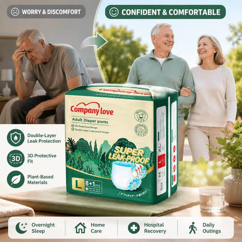 [4 packs]Company Love Premium Adult Care Underpads | High-Absorption Leak-Proof Bed Protectors Malaysia