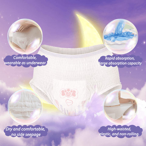 Seluar Haid Wanita Company Love (Ansleep Pants) | Tuala Wanita Seluar Disposable Period Underwear 360° Kalis Bocor Malam Selesa Bernafas