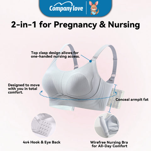 Bra Push-Up Tanpa Jahitan Company Love (Seamless Bra) | Brassiere Berpusat Tolak Dada Tiada Besi Selesa Kain Sejuk Lembut