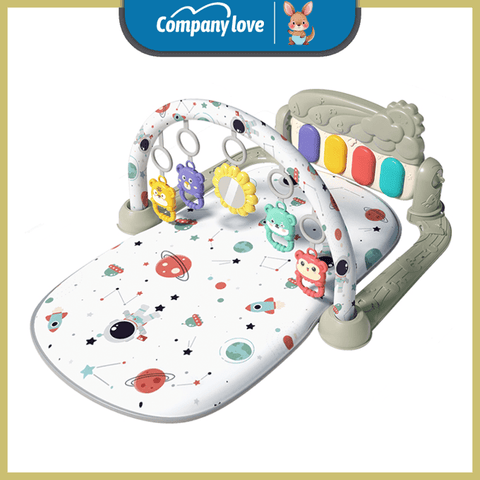 Company Love Sensory Baby Gym Play Mat | Multi-Functional Kick & Play Piano Infant Activity Gym Mat for Tummy Time & Early Development