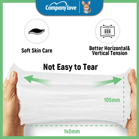 Tisu Basah Bayi Pek Travel 80pcs Company Love | Travel Baby Wet Wipes Portable Bertutup | Tisu Basah Tangan & Mulut Air Tulen 99.9% Malaysia