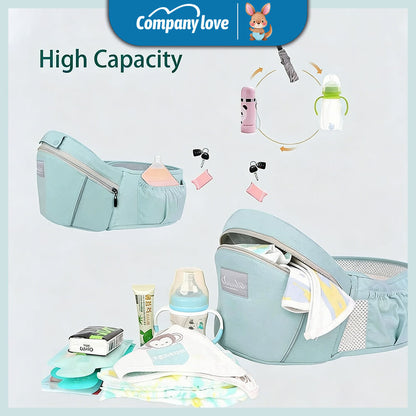 Company Love 3-in-1 Ergonomic Baby Carrier with Hip Seat | Breathable Cool Air Mesh Infant Carrier for Newborn to Toddler | Weight Distribution Spinal Support