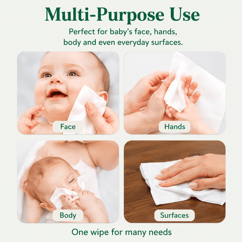Company Love Natural Gardenia Baby Wet Wipes - 100 Sheets Pack