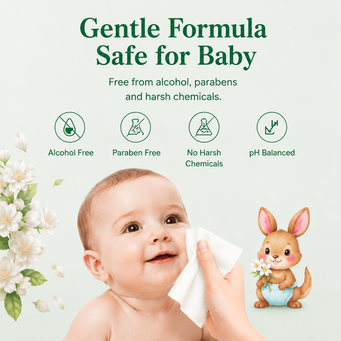 Company Love Natural Gardenia Baby Wet Wipes - 100 Sheets Pack