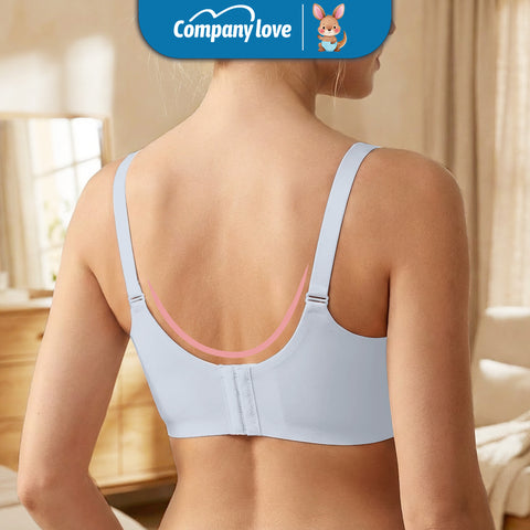 Bra Push-Up Tanpa Jahitan Company Love (Seamless Bra) | Brassiere Berpusat Tolak Dada Tiada Besi Selesa Kain Sejuk Lembut