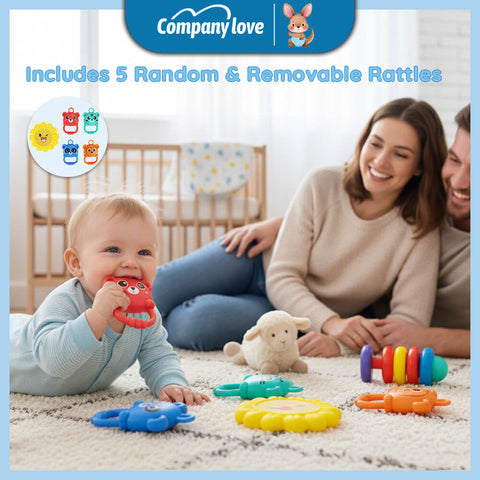 Permaidani Tikar Merangkak Bayi Besar Company Love | Tikar Mainan Kanak-Kanak Tebal Boleh Lipat | Karpet Bayi XPE Kalis Air & Selamat