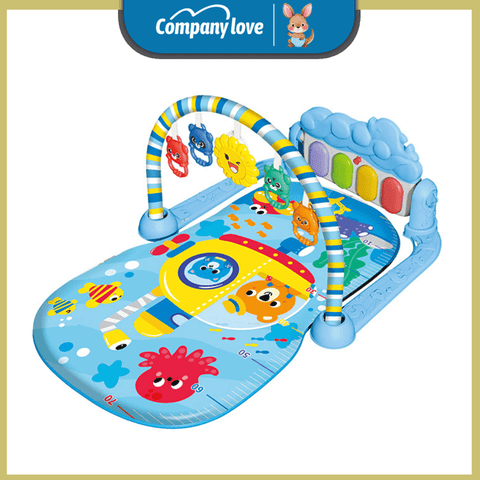 Permaidani Tikar Merangkak Bayi Besar Company Love | Tikar Mainan Kanak-Kanak Tebal Boleh Lipat | Karpet Bayi XPE Kalis Air & Selamat