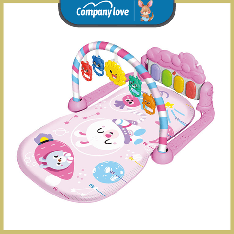 Permaidani Tikar Merangkak Bayi Besar Company Love | Tikar Mainan Kanak-Kanak Tebal Boleh Lipat | Karpet Bayi XPE Kalis Air & Selamat